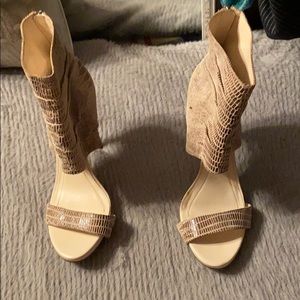 BCB Generation "maemi" snakeskin heels